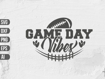Game Day Vibes SVG preview picture