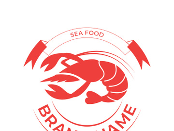 Vintage lobster logo preview picture