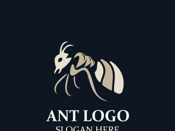 Ant logo design silhouette. Isolated animal ants on background design template vector Ant logo design silhouette. Isolated animal ants on background design template vector preview picture