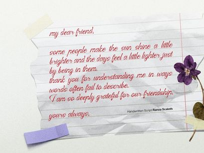Ranoa Scaloth | Handwritten Script