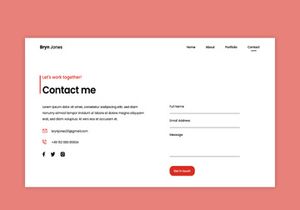 Personal Portfolio Website UI Template