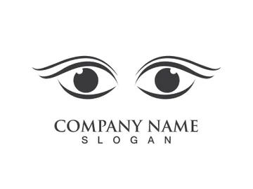 Eye Care vector logo design preview picture