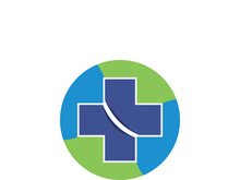 Health medical logo template vector illustration design