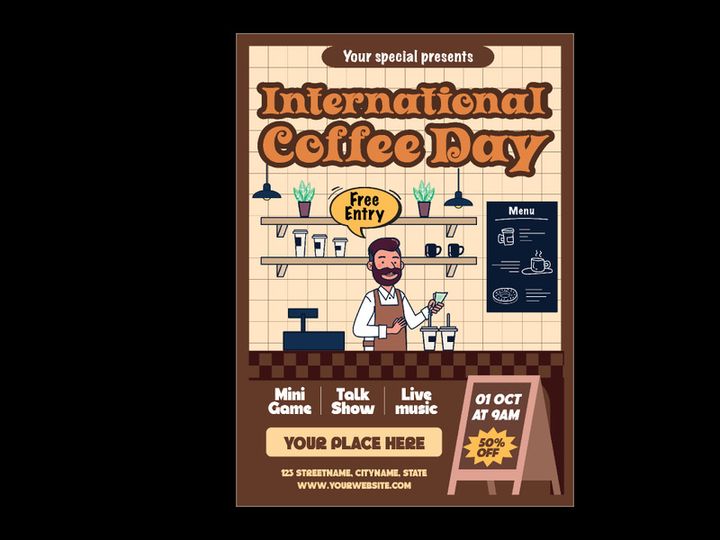 Coffee Day Flyer