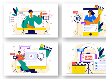 10 Live Streaming Setup Illustration