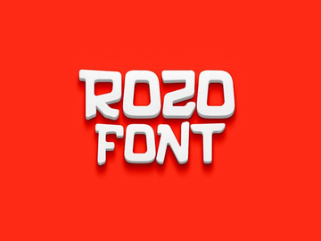 ROZO Font preview picture