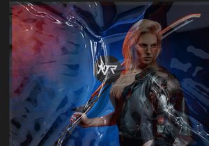 Plastic Wrap Texture Background