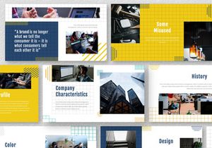Yellue Brand Powerpoint Template