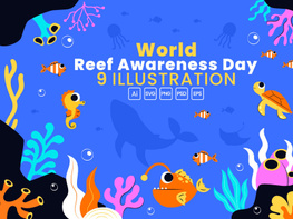 9 World Reef Awareness Day Illustration preview picture