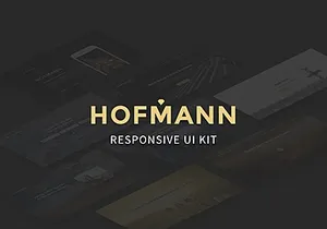 Hofmann Responsive UI Kit Sketch Resource