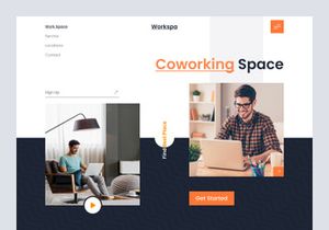Coworking Space Landing Page [Figma]