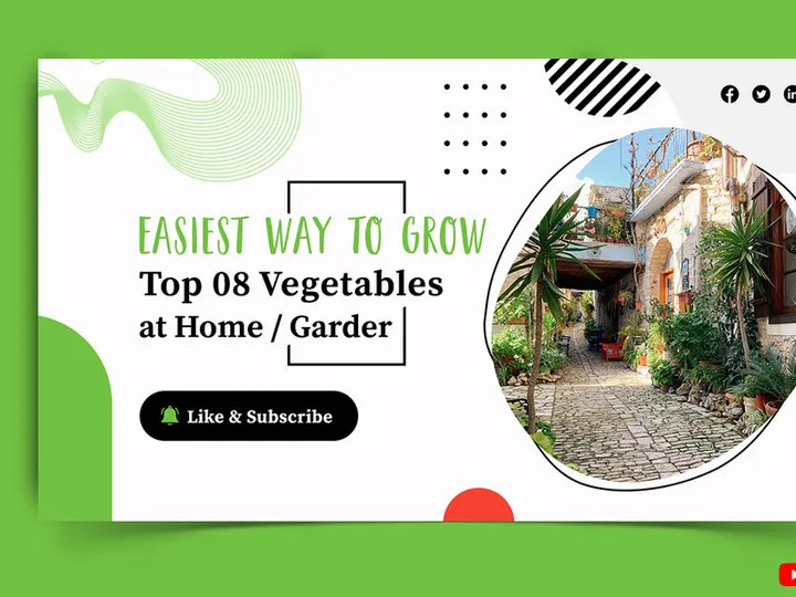 Home Garden Youtube Thumbnails