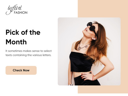 Infiui Fashion - Newsletter Template