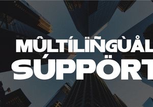 Thick - Ultra Condensed Sans Serif