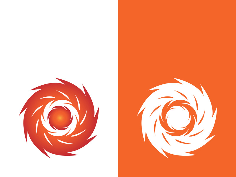 vortex vector illustration icon logo template design