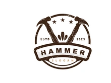 Hammer Logo, Builder Tools Inspiration Design