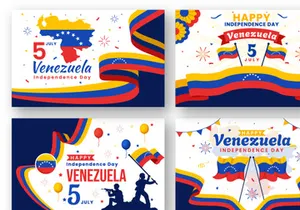 13 Venezuela Independence Day Illustration