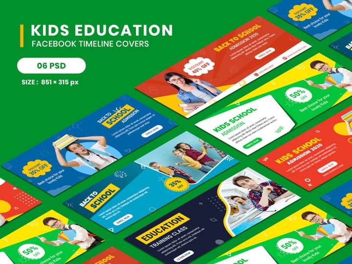 Kids Education Facebook Timeline Covers