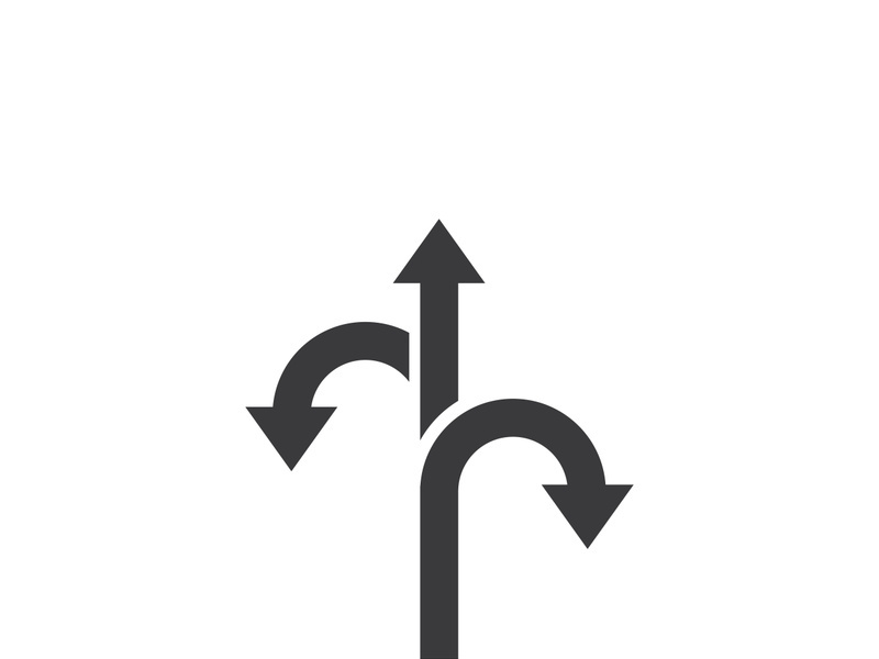 Way vector icon illustration design template