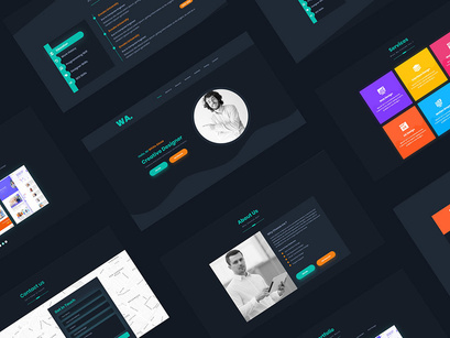 Cv Resume One Page | XD & PSD Free Template