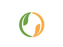 Logos of green Tree leaf ecology