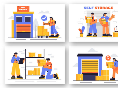 12 Self Storage Facility Illustration