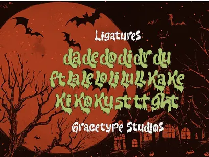 Drolling Maker | Liquid Horror Font