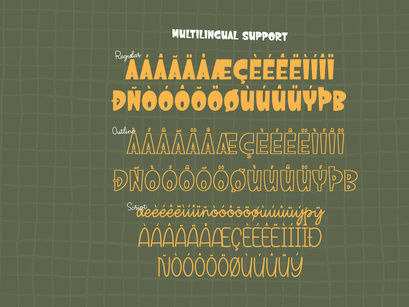 Hoola Summericon | Hand Drawn Duo Font