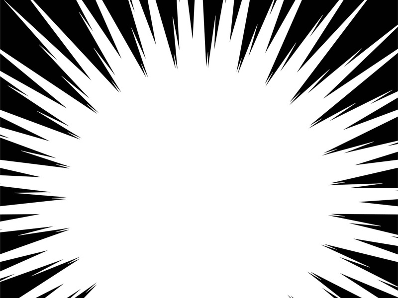 Speed Lines Comic Book Design Element Vector Illustration