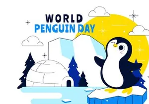 10 World Penguin Day Illustration