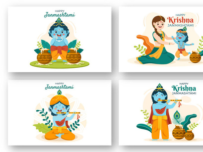 Janmashtami Special Drawing Easy Steps / Happy Janmashtami Poster Drawing  Easy Steps / Janmashtami - YouTube
