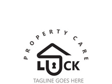 Lock House secure logo design, smart key home vector concept template