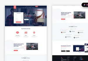 Football Fantasy Landing Page Template