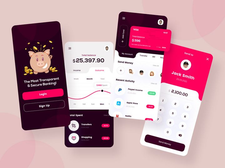 Online Banking App Design