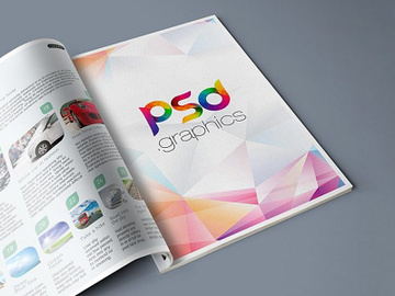 Magazine Advertisement Mockup PSD preview picture