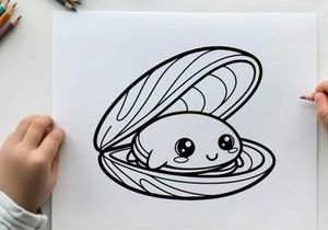 Cute white bunny sleeping in moon vector illustration