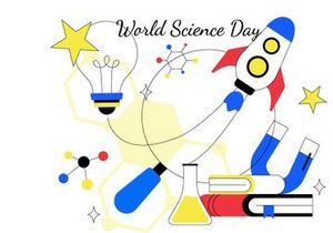 6 World Science Day Illustration