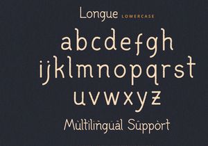 Longue - Rough Font
