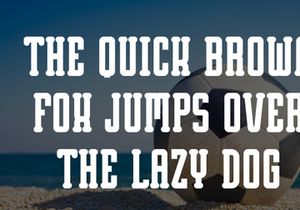 Beach Soccer - Playful Slab Serif