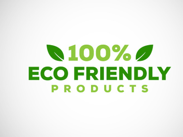 Eco friendly icon. Eco friendly and organic labels sign. Healthy natural product label design vector illustration preview picture