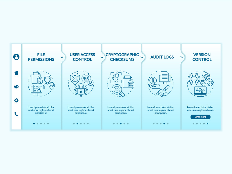 Integrity turquoise gradient onboarding template