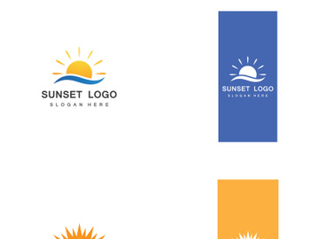 Sun logo design with a modern concept. preview picture