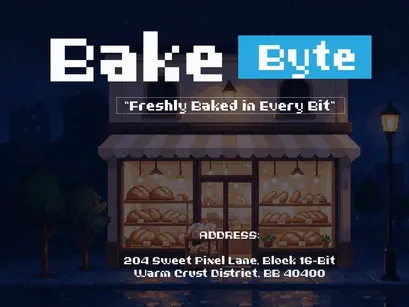 Rainy Pixelo | Pixelated Font