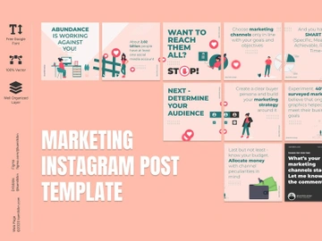 Instagram Content Marketing Template preview picture