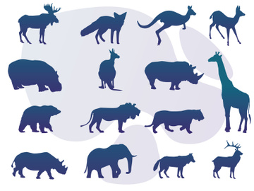 Animals : Silhouette Collection With Logo preview picture