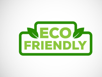 Eco friendly icon. Eco friendly and organic labels sign. Healthy natural product label design vector illustration preview picture