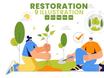 9 Forest Restoration Illustration preview picture