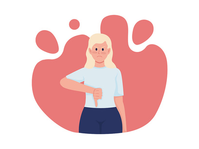 Gestures and signs vector isolated illustrations set