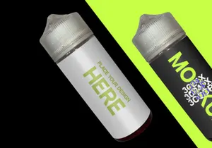 Vape E-Liquid Bottle - Free Mockup