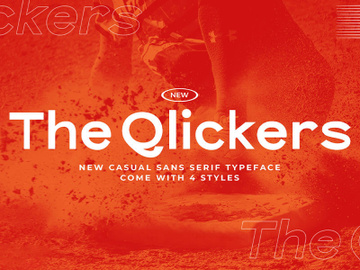 The Qlickers - Casual Sans Serif Font preview picture